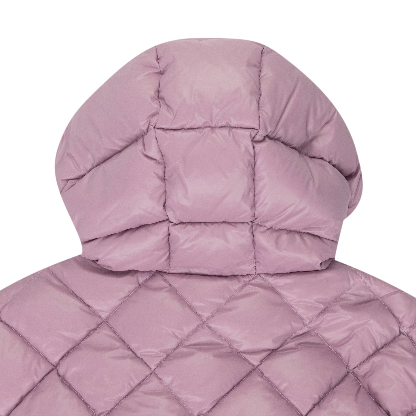 Pink Long Belted Puffer