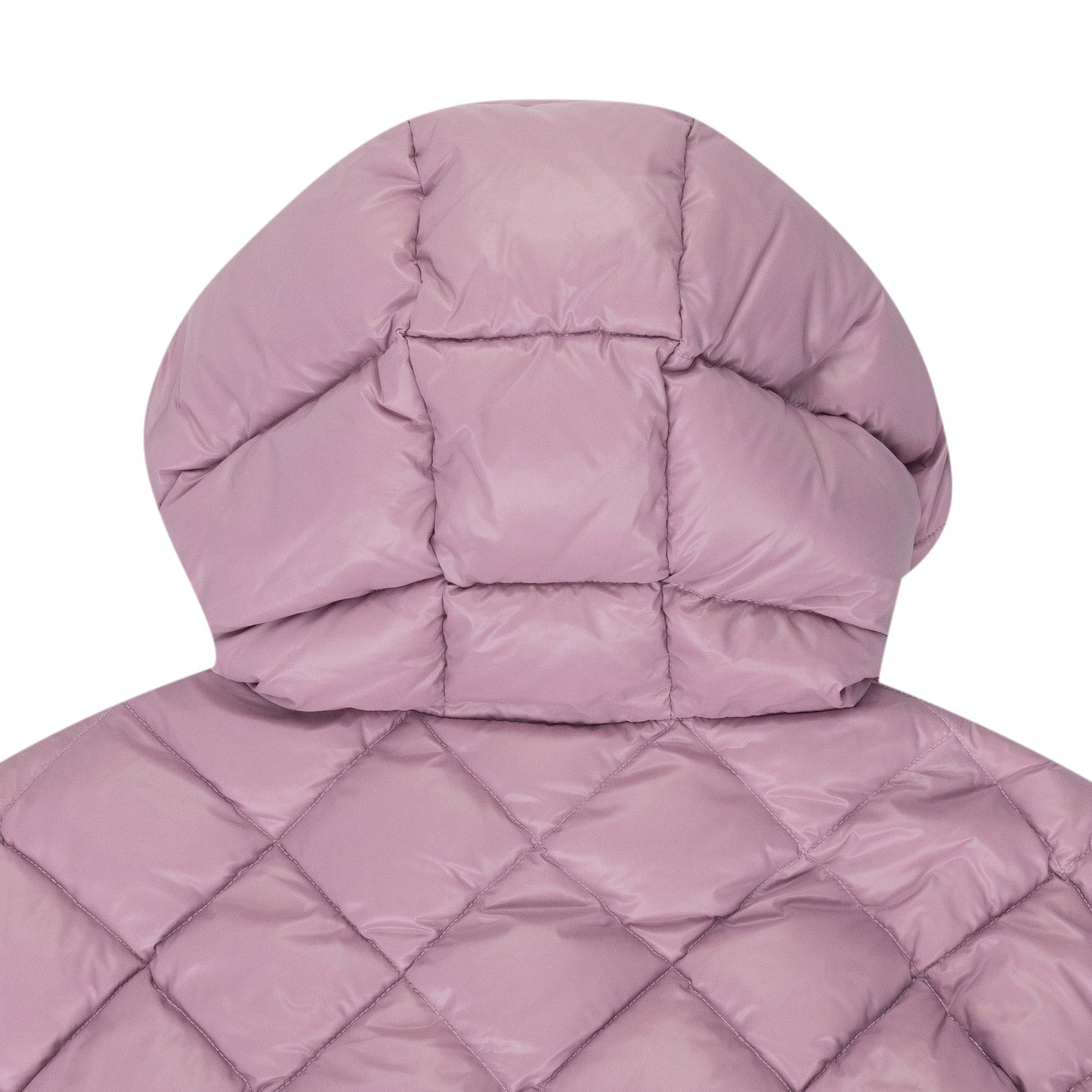 Pink Long Belted Puffer