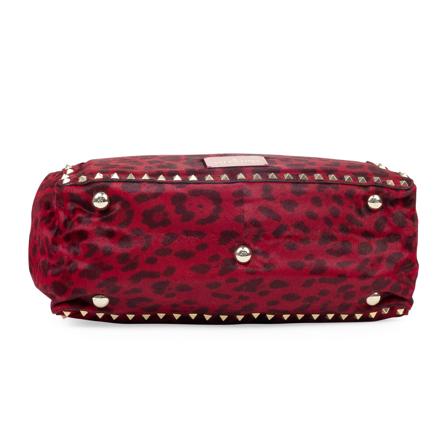 Red Leopard Rockstud Tote