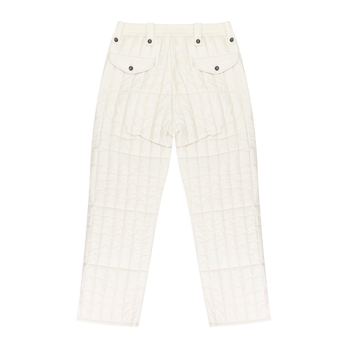 WHITE WOOLRICH FILLED PANTS