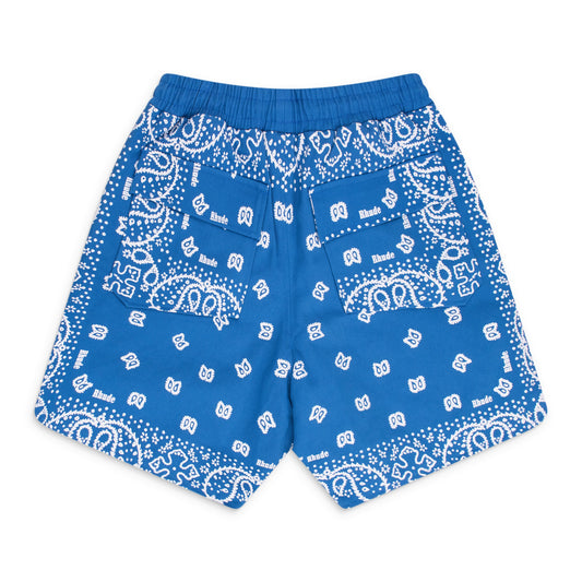 Blue Rhude Bandana Shorts
