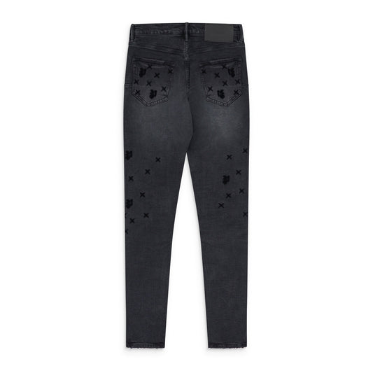 Black Tuffetage Monogram P001 Jeans