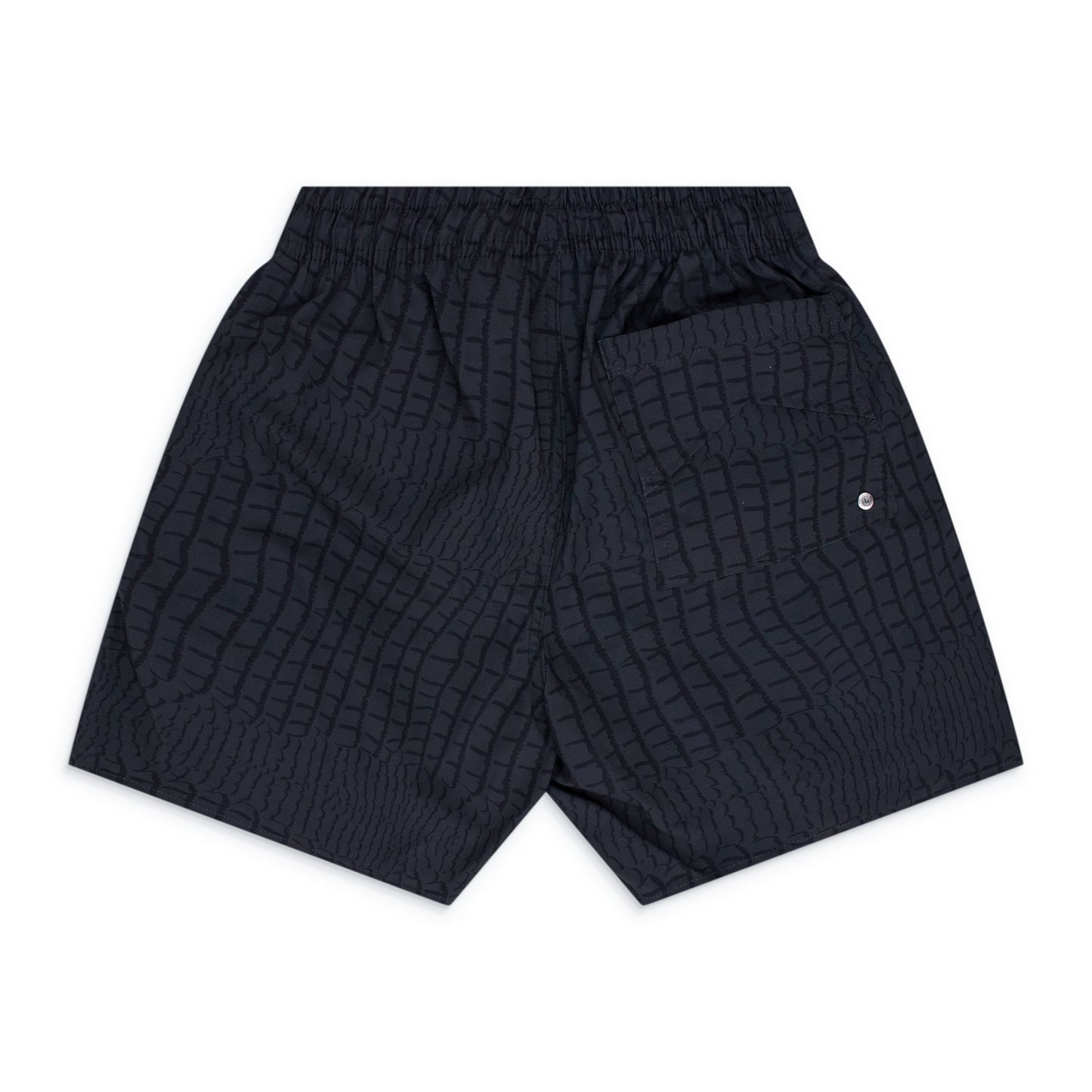 Black Croc Swim Trunk