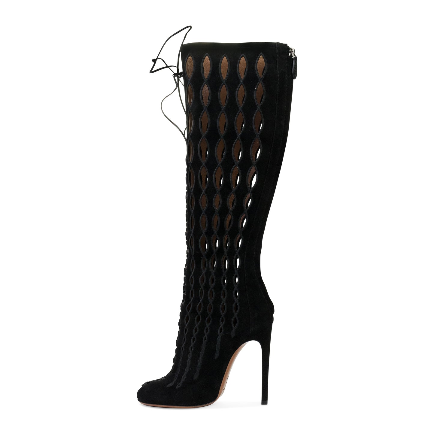 SUEDE KNEE-HIGH BOOTS