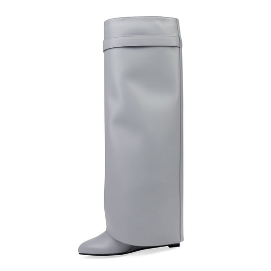 Grey Shark Lock Boots