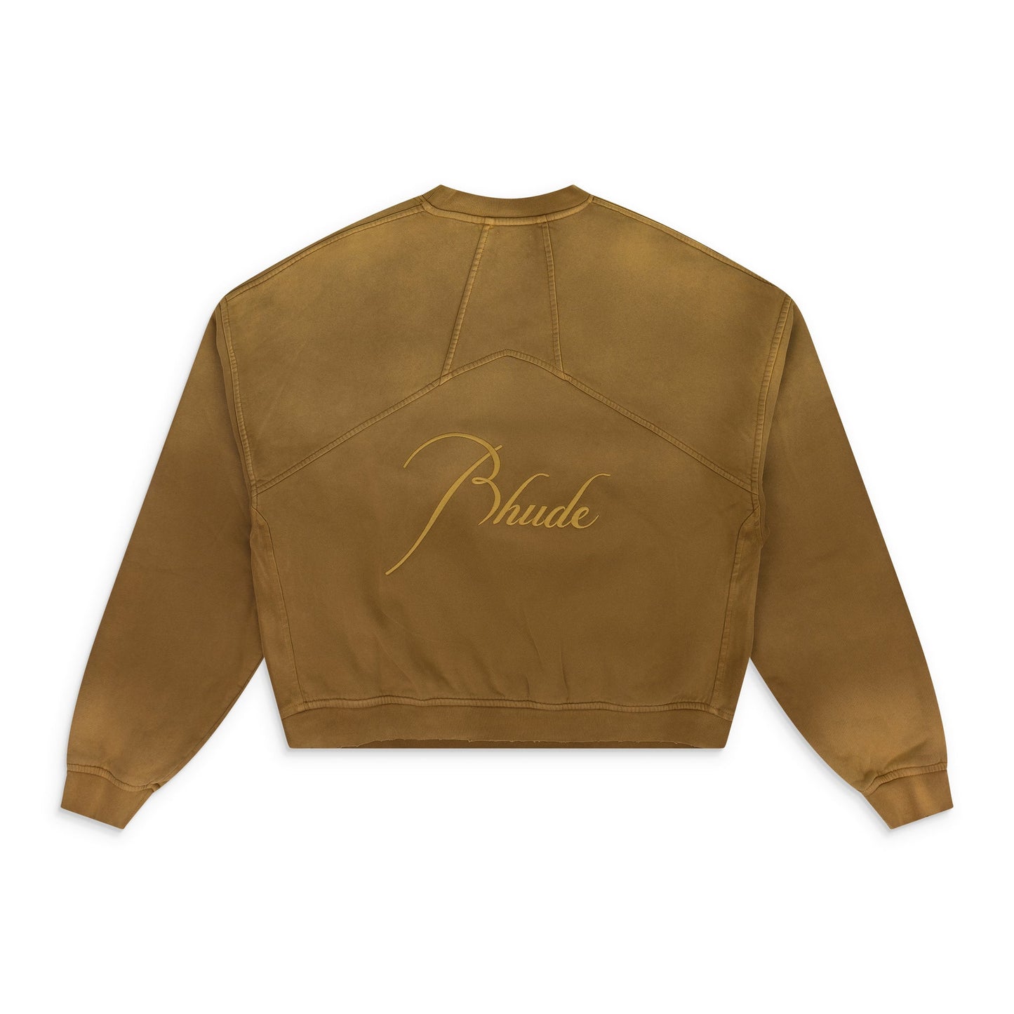 Camel Script Logo Crewneck