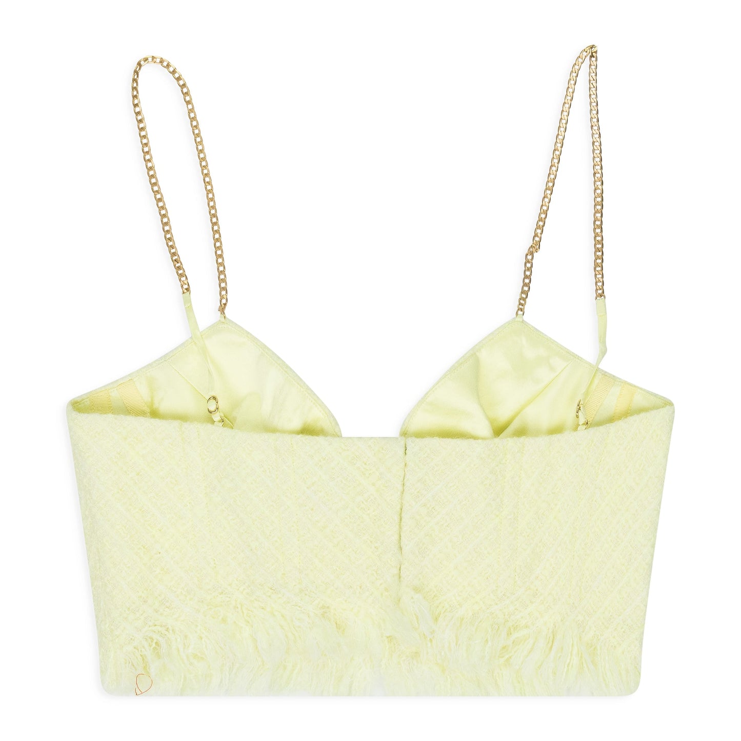 GREEN/NEON WITH CHAIN STRAPS BRA