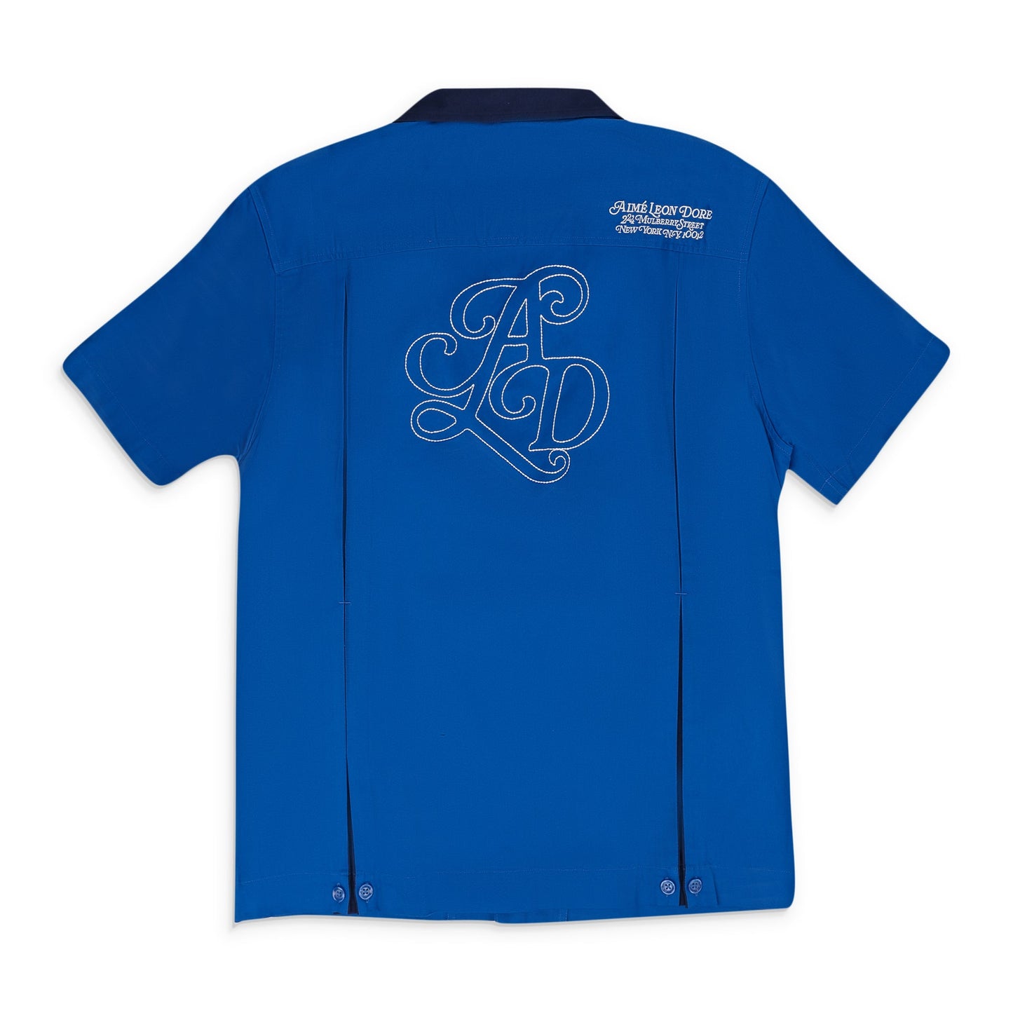 Blue SS Bowling Shirt