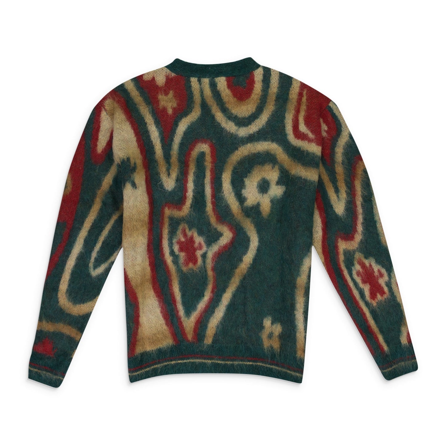 Multicolor Ongoye Jacquard Knit Cardigan
