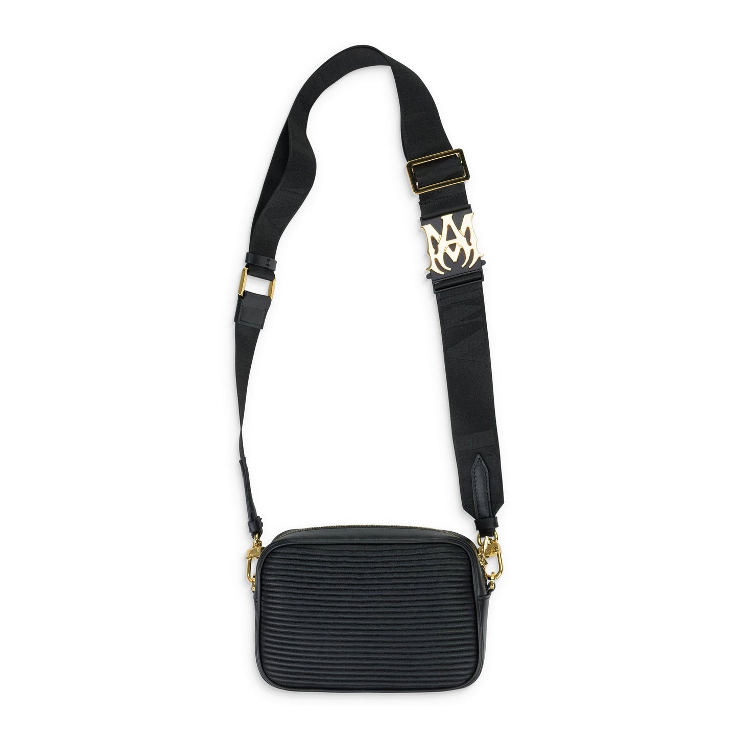 Black Nappa Mx1 Messenger Bag
