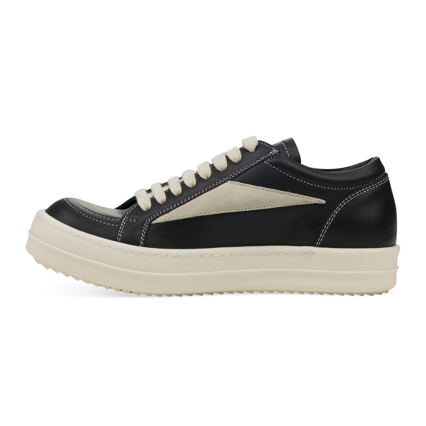 Black Leather Vintage Sneakers