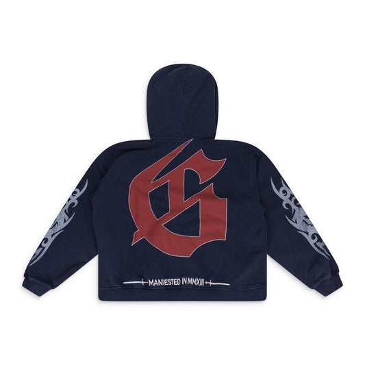 Navy Seasick Hoodie