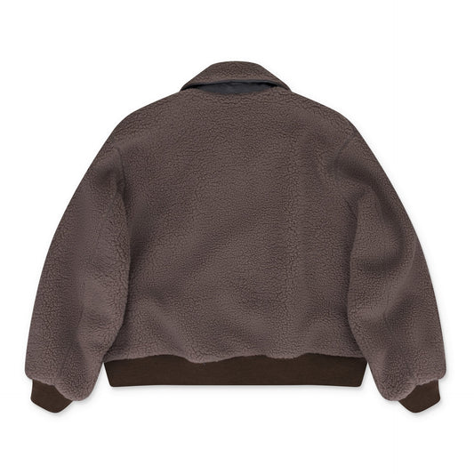 Brown Boa Reversible Jacket