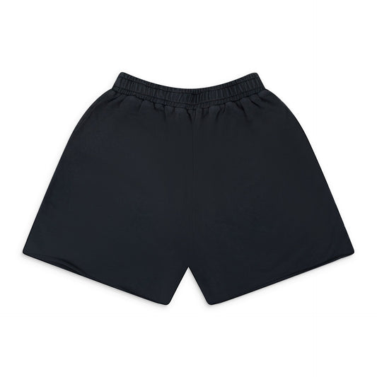 Black Cut Sweatshort