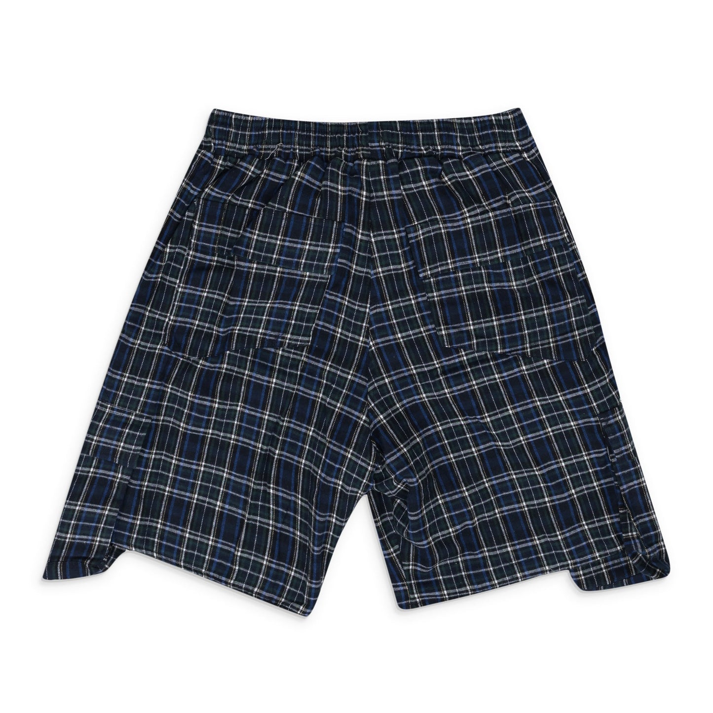 Blue Plaid Shorts