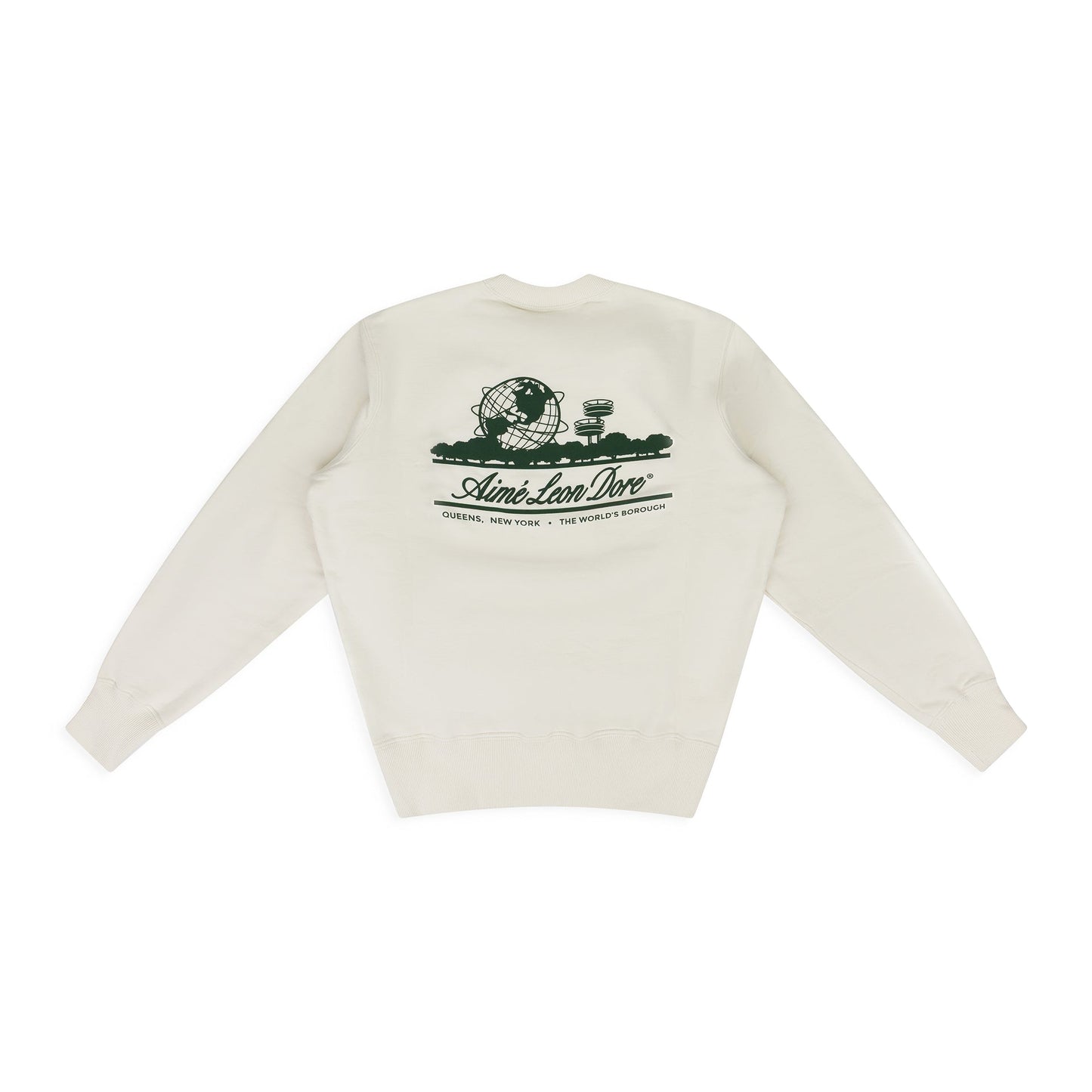 White Unisphere Crewneck Sweatshirt