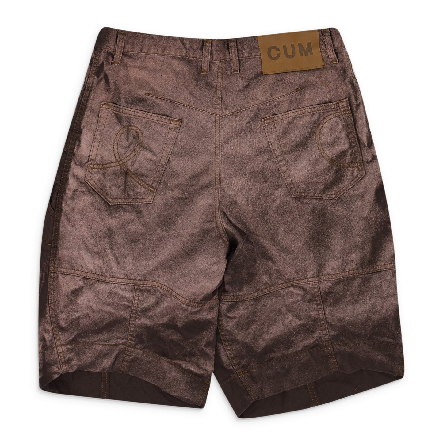 Brown Oversized Shorts