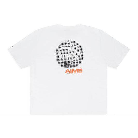 White Globe Tee