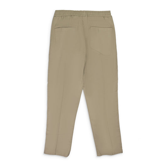 Beige Traxedo Pants
