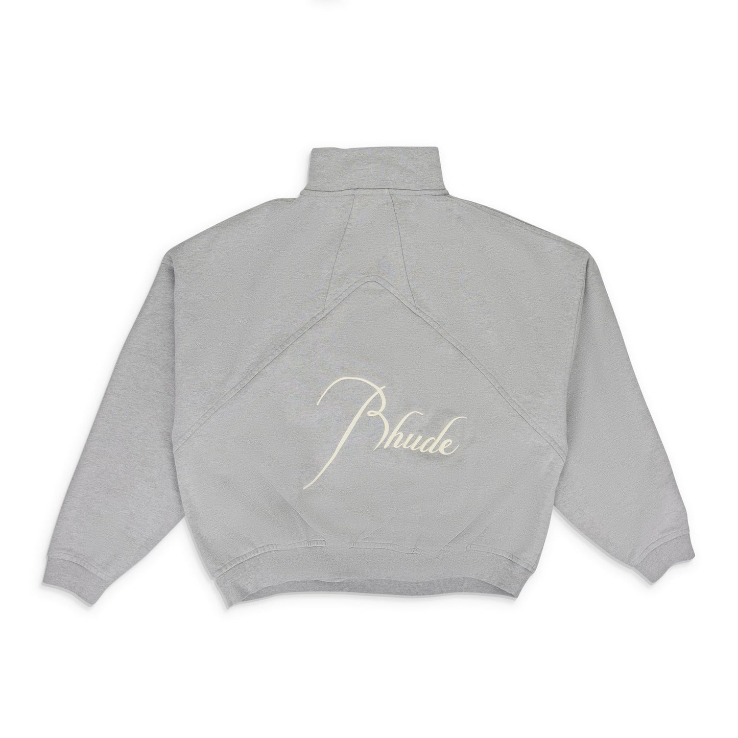 Gray Script Logo Quarter Zip