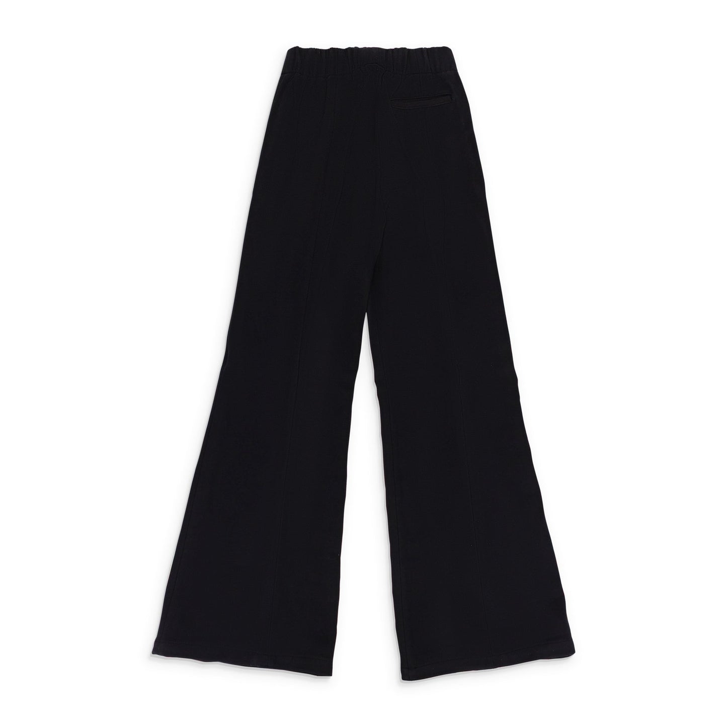 Black Wide Flared Sweatpant