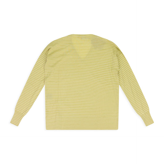 YELLOW SCOLLO RIOMAGGIORE V NECK SWEATER