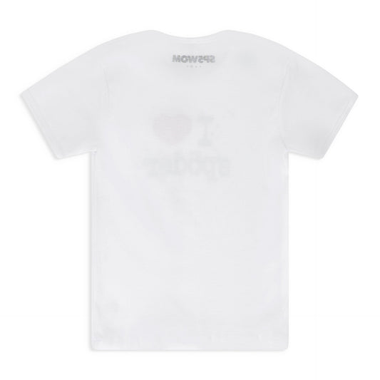 White I Love Sp5der Baby T-Shirt