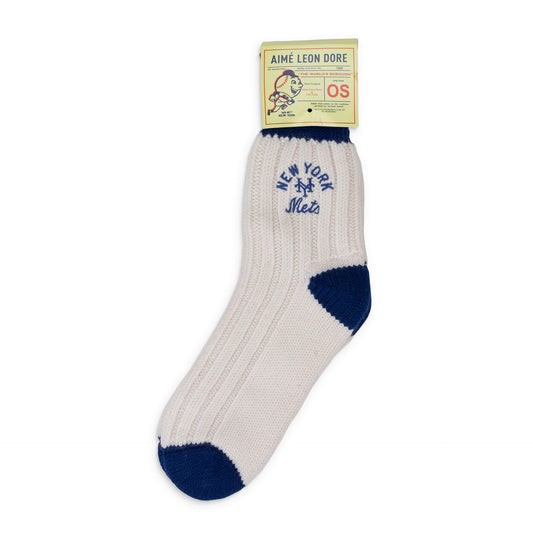 White Mets Socks