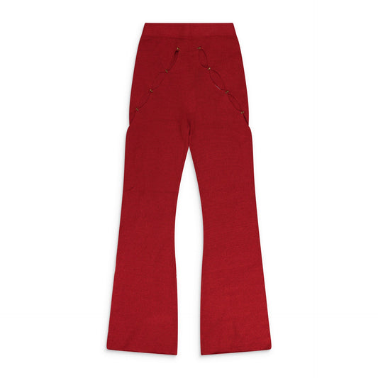 Red Knit Pants
