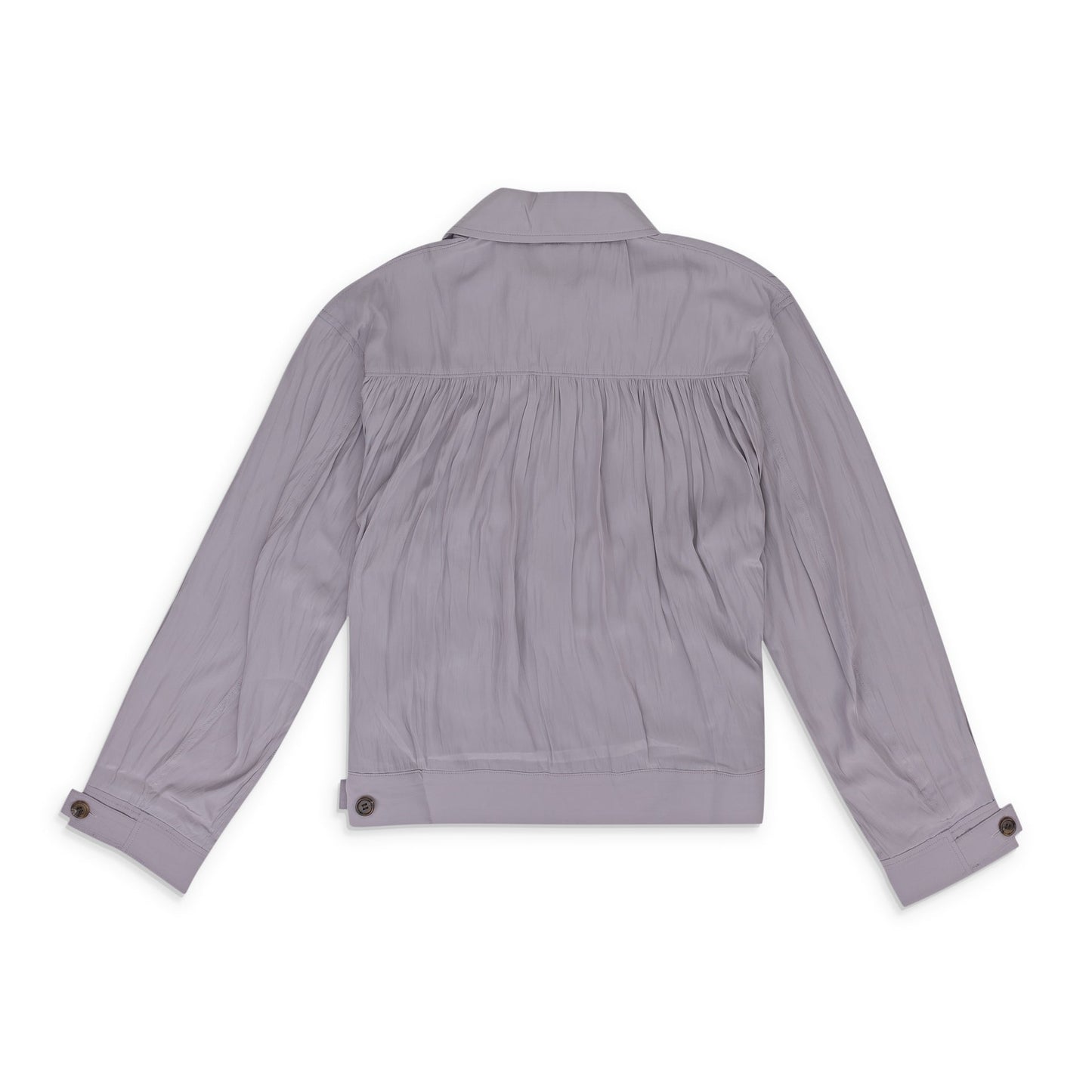 Purple Gathered Blouson
