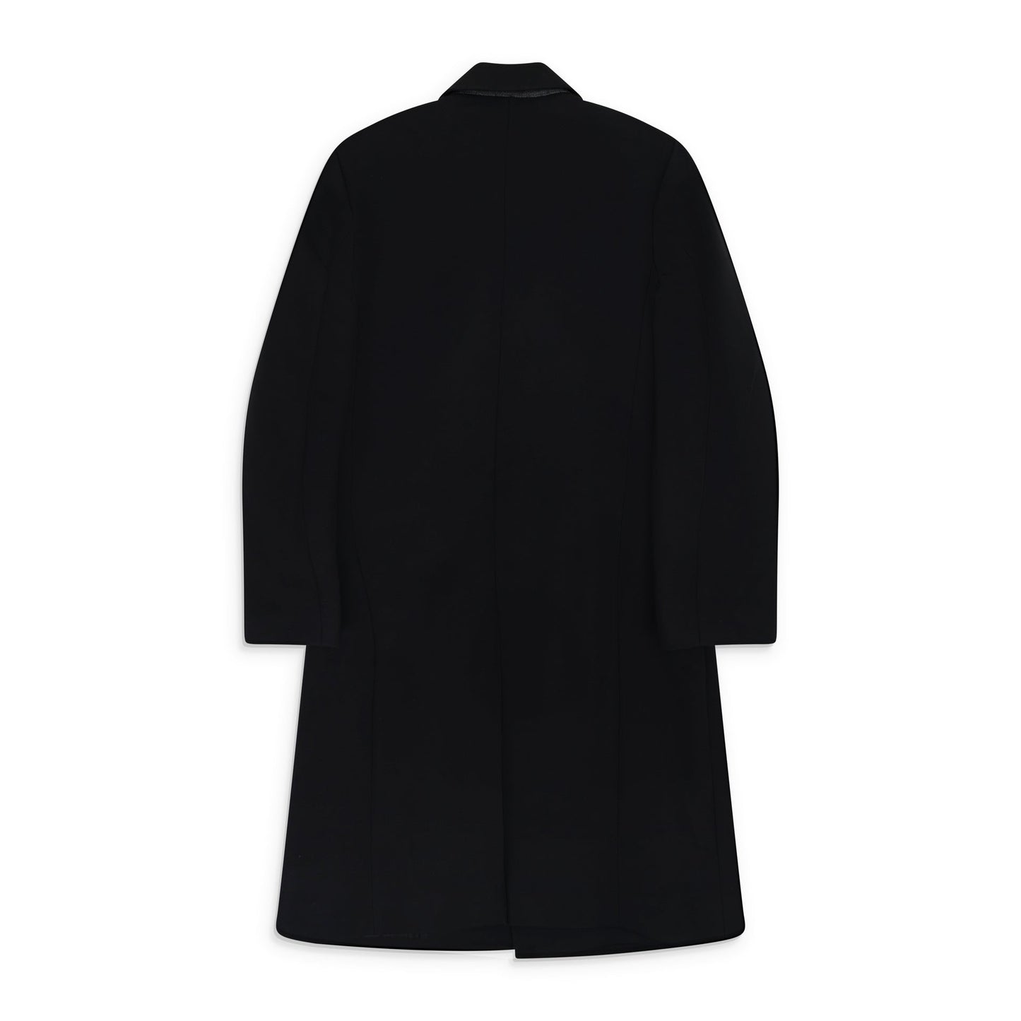 Black Kagul Single Breasted Coat Black