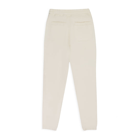 Cream Crest Sweatpants