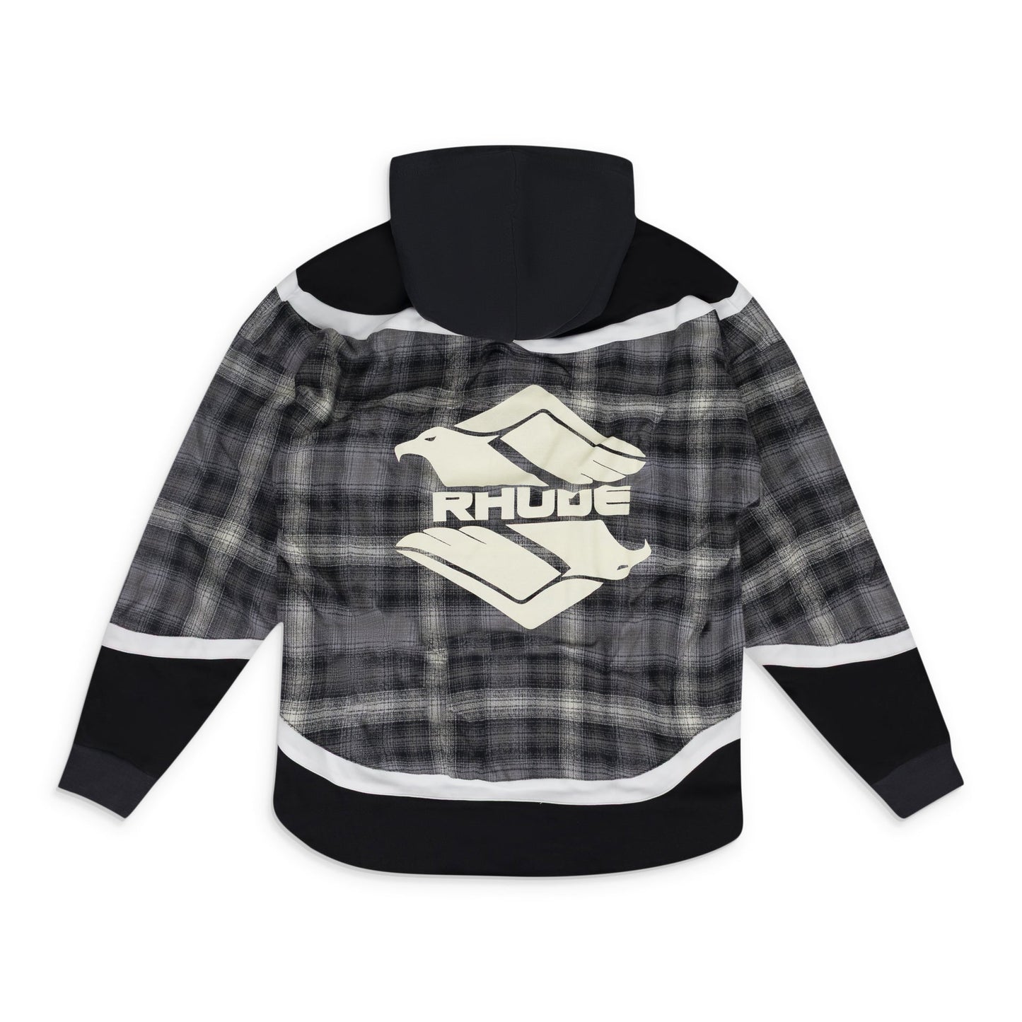 Grey Hockey Zip-UP Hoodie