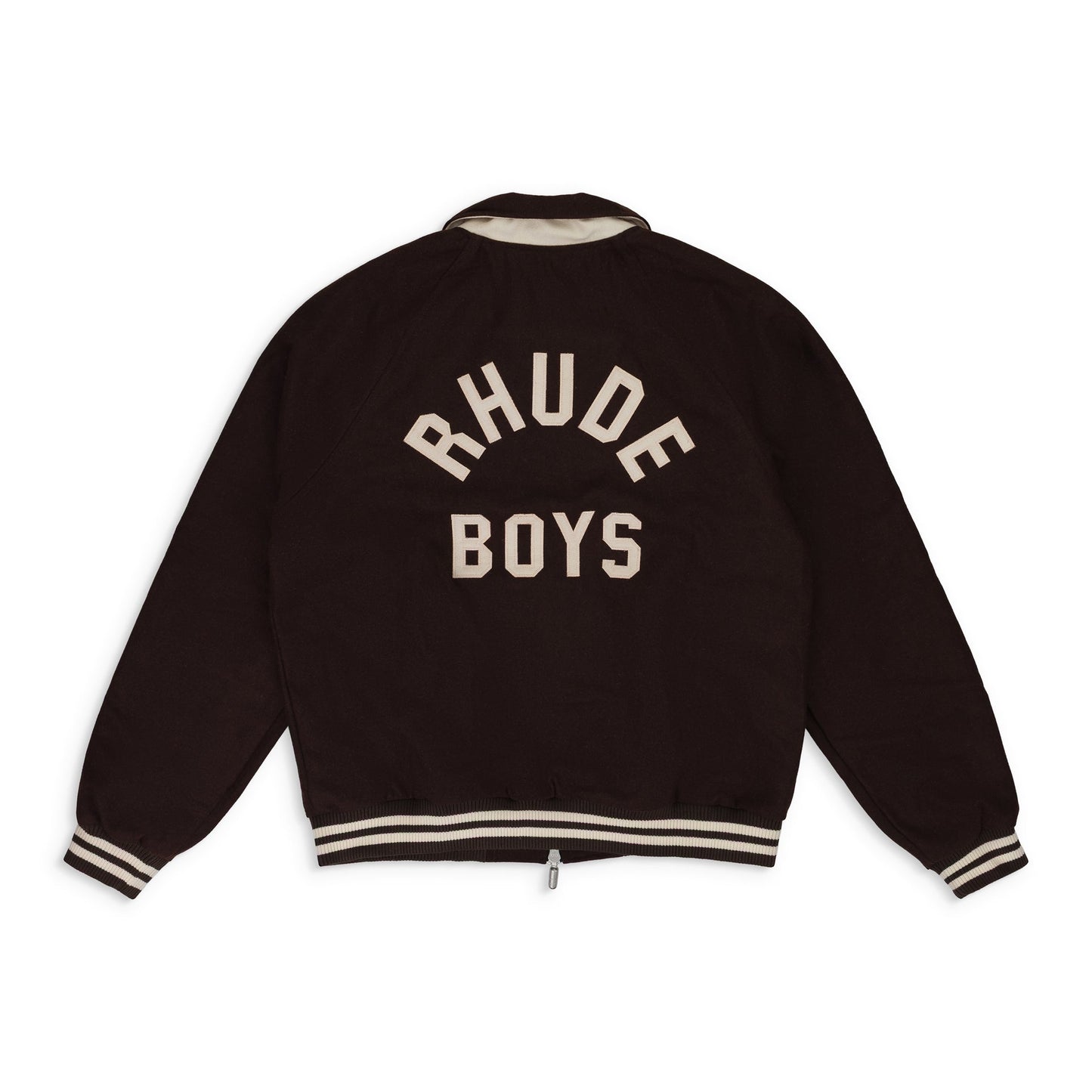 Brown Rhude Boys Signature Bomber