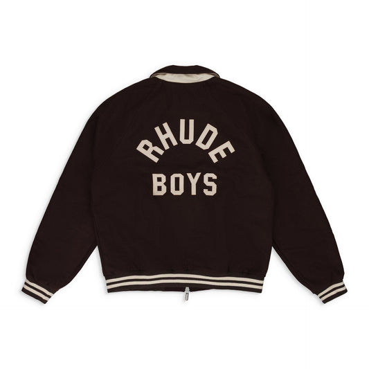 Brown Rhude Boys Signature Bomber