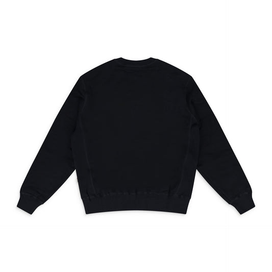Black Tonal Logo Crewneck Sweatshirt