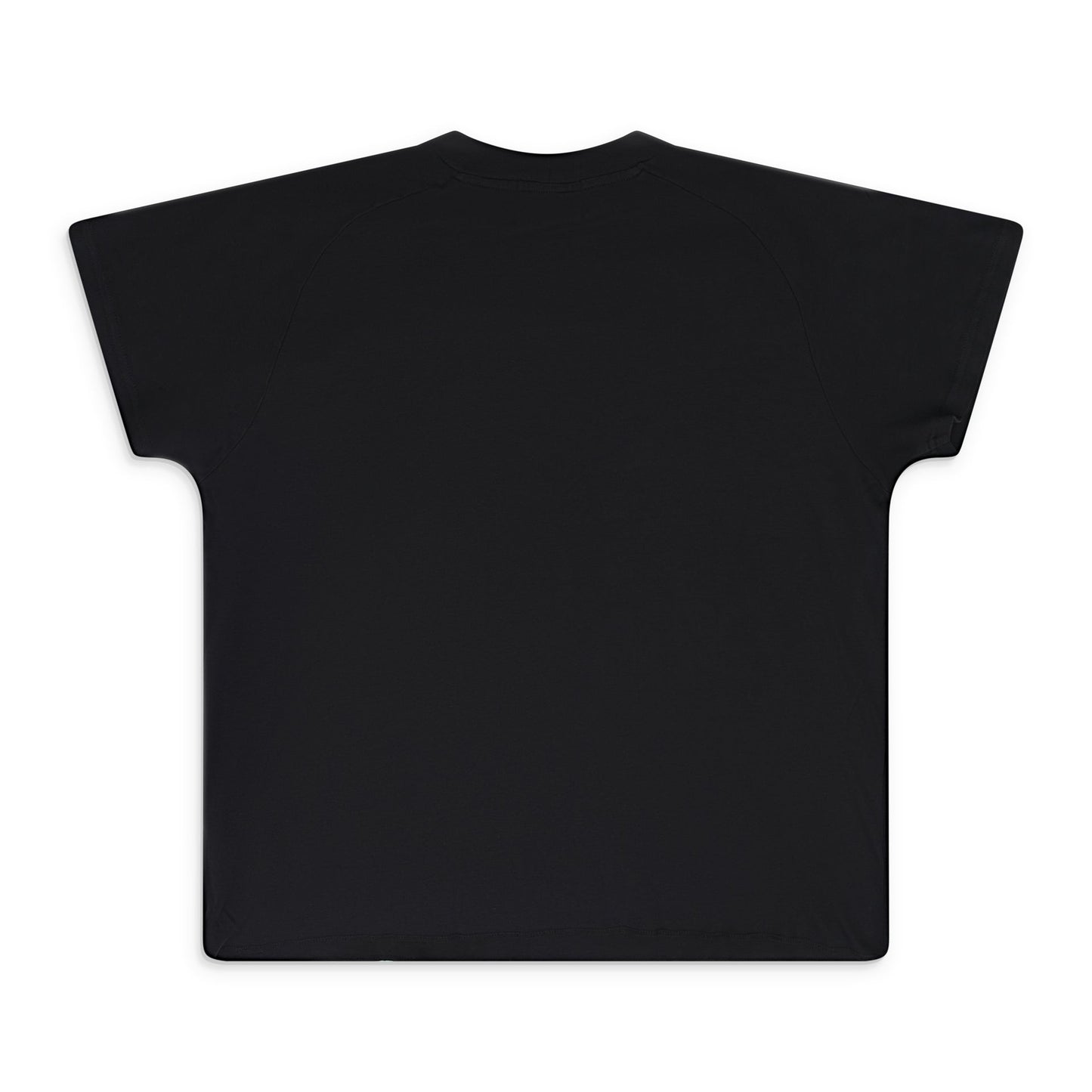 Faded Black Woman In Sheet Raglan T Shirt