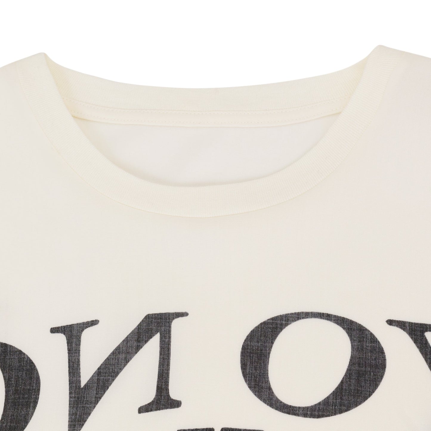 White L/S Woven T-Shirt