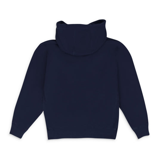 Blue Tonal Logo Hoodie