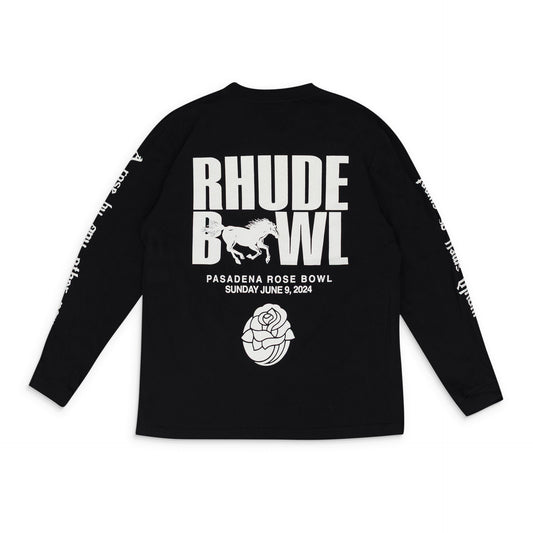 Black Rhude Bowl L/S T-Shirt