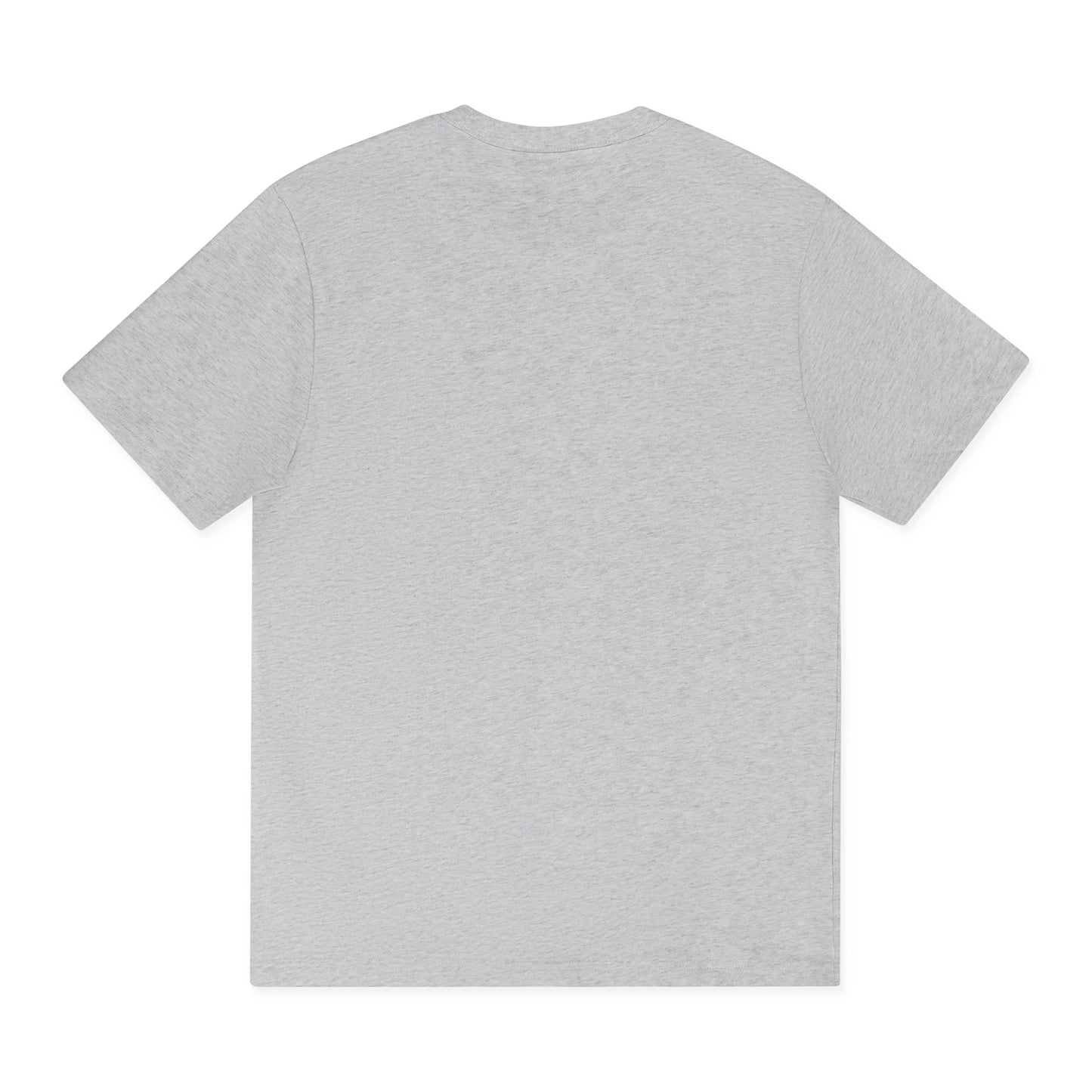 Grey SS Stacked Logo Tee