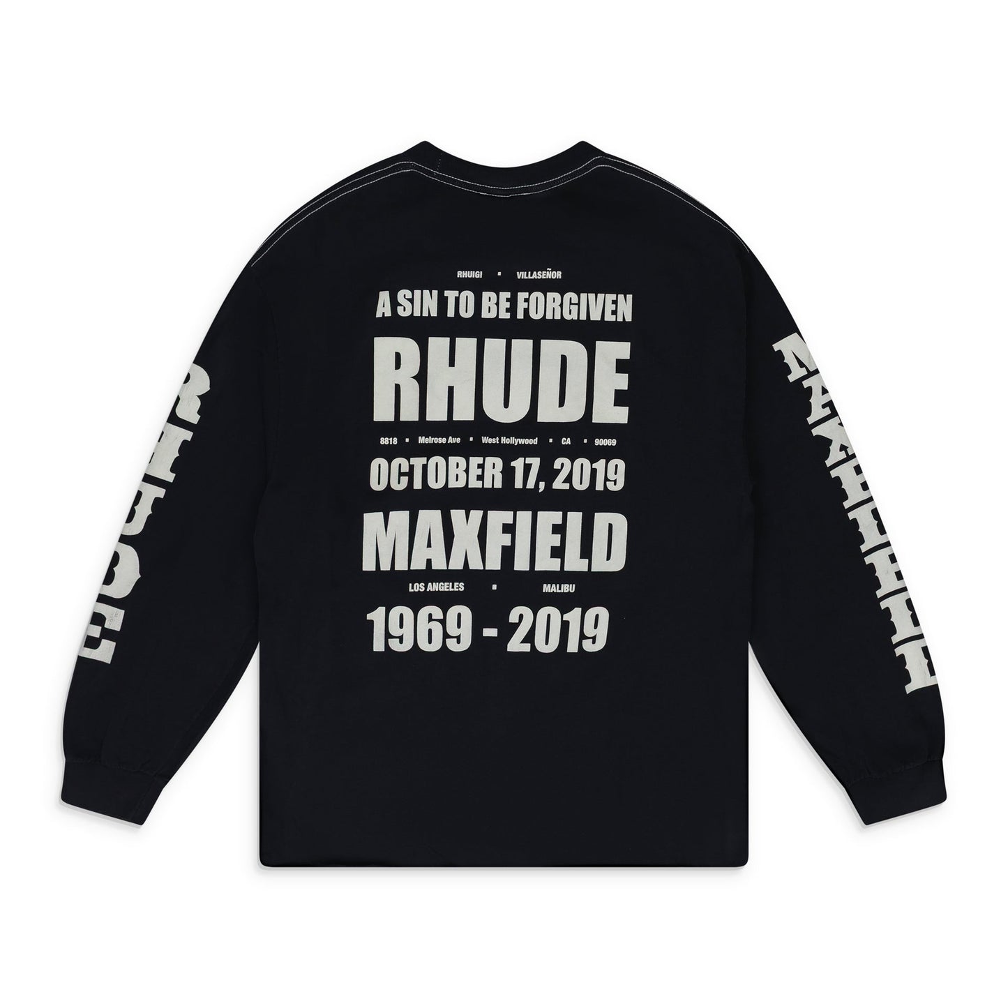 Black Cross Longsleeve T-Shirt