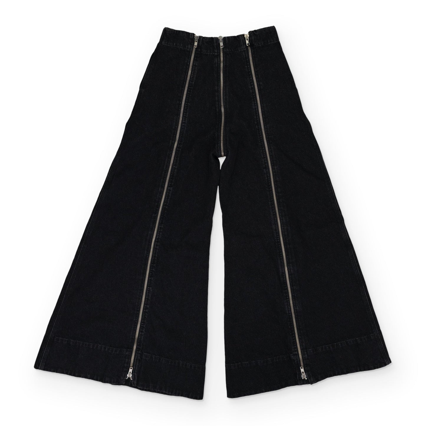 Black Lu'u Dan Denim Flight Pants Black