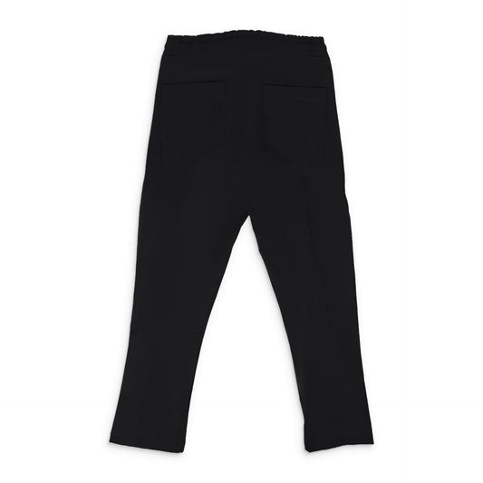 Black / Burgundy Traxedo Pants