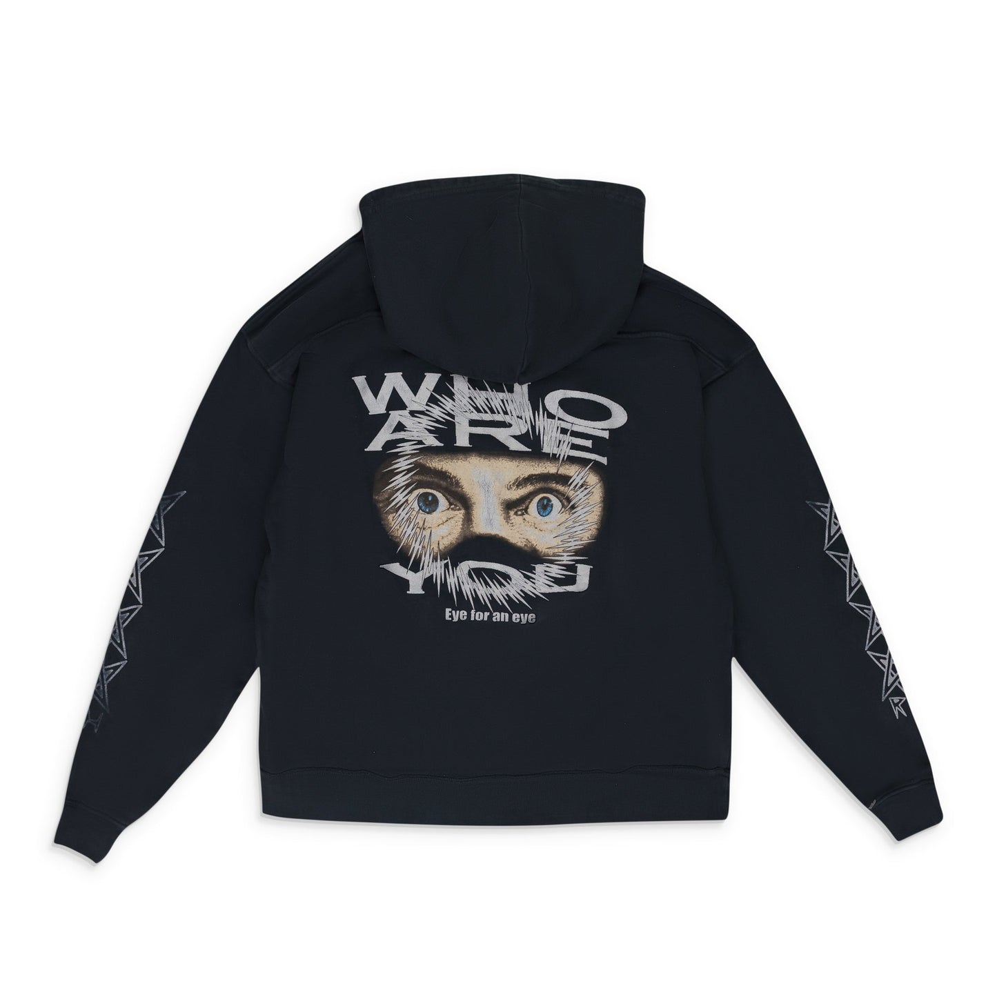 Black Who Are You Hoodie