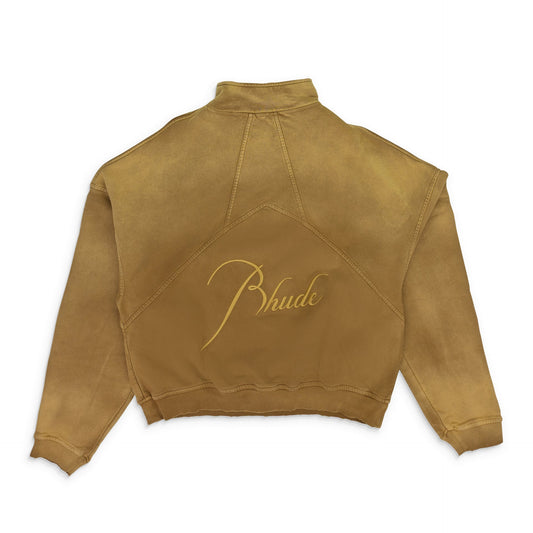 Camel Script Logo Quarter Zip