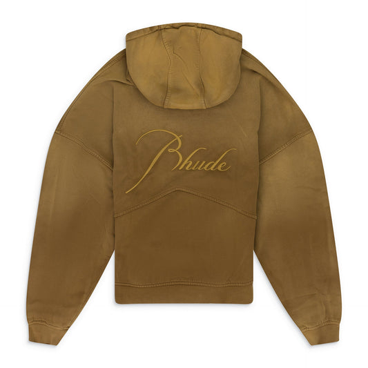 Brown Zip-UP Hoodie