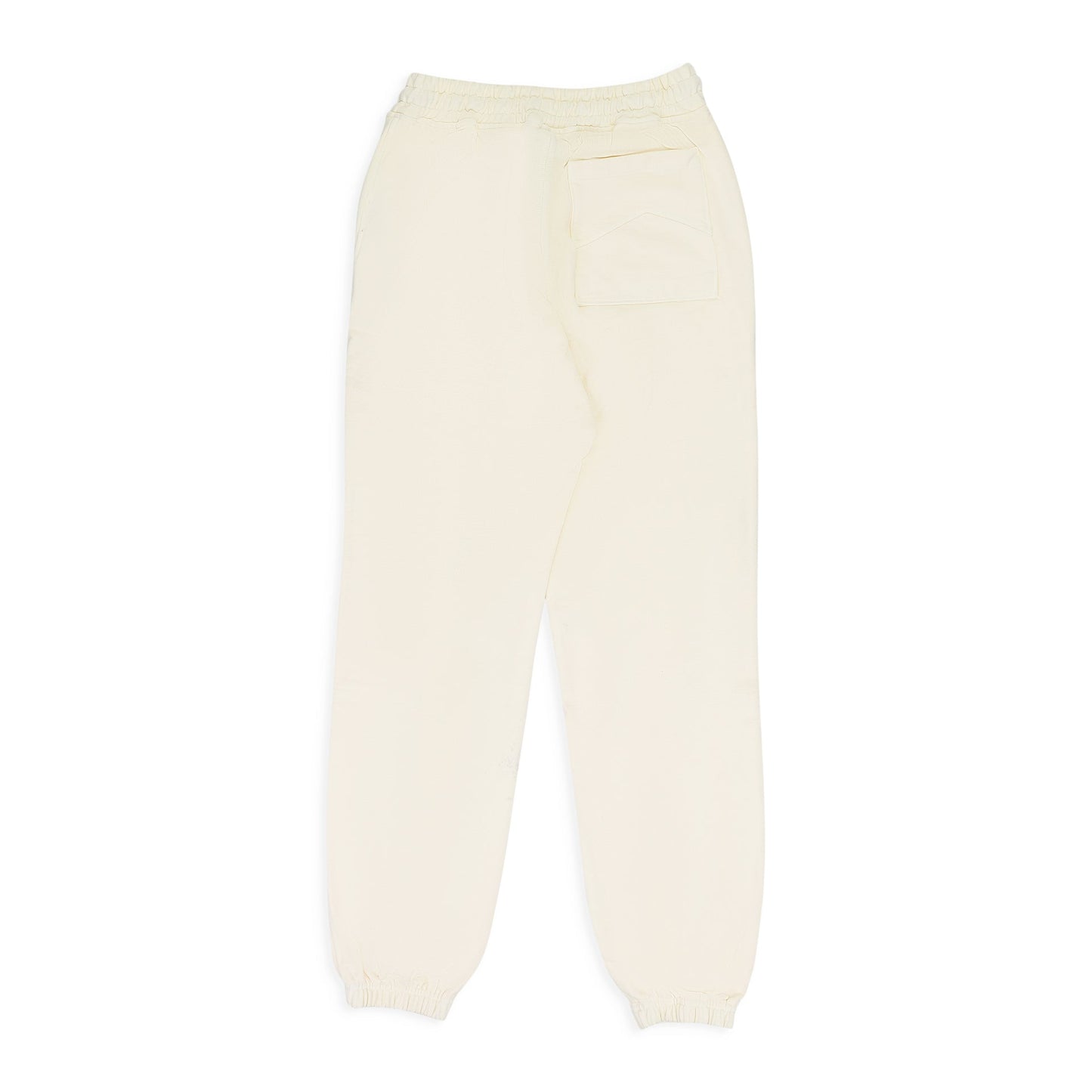 White Script Logo Terry Sweatpants