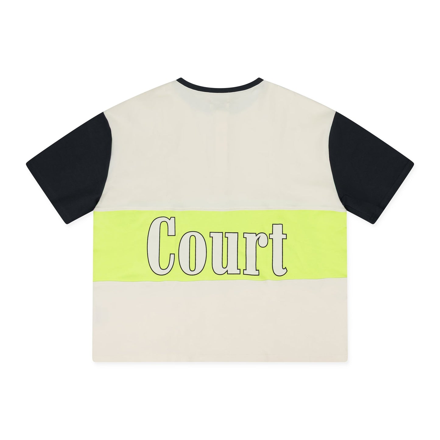 Natural Panel Henley T-Shirt