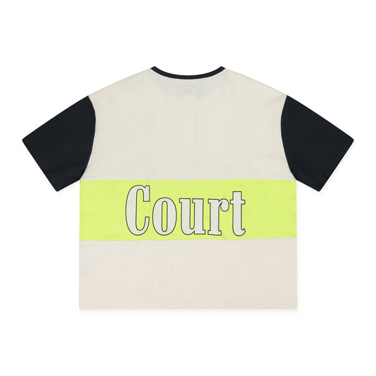 Natural Panel Henley T-Shirt